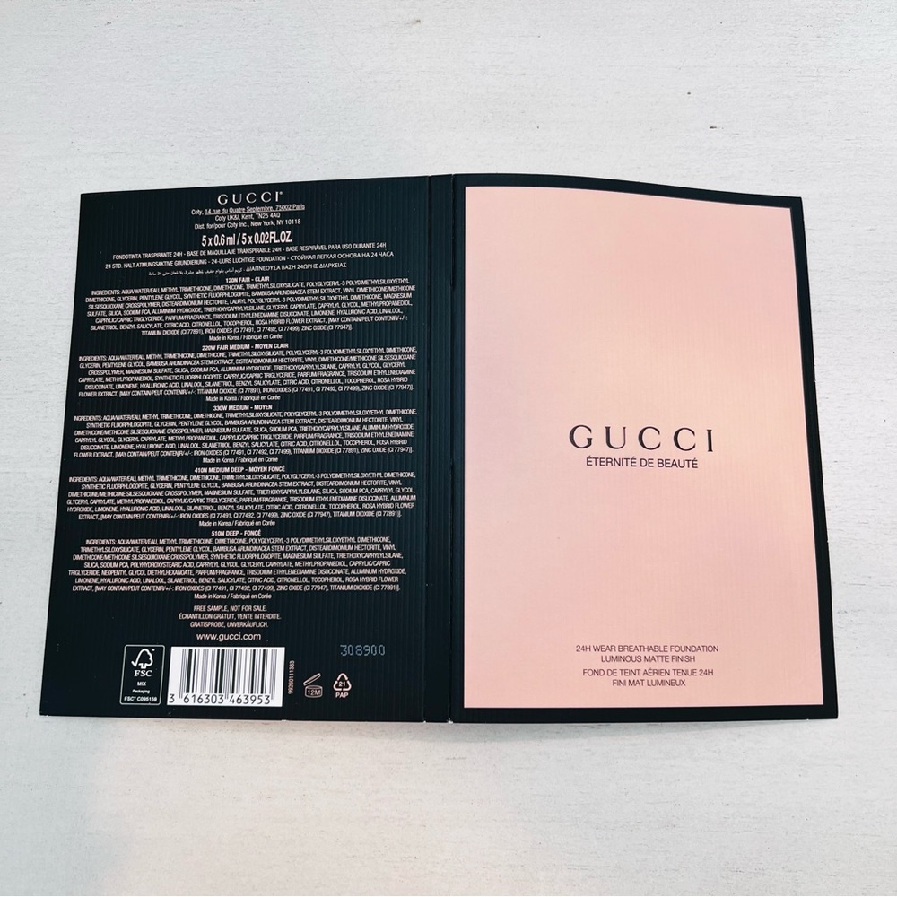 Luxury Foundation Concealer Sample Bundle Gucci YSL Charlotte Tilbury RMS NWT - Picture 4 of 16